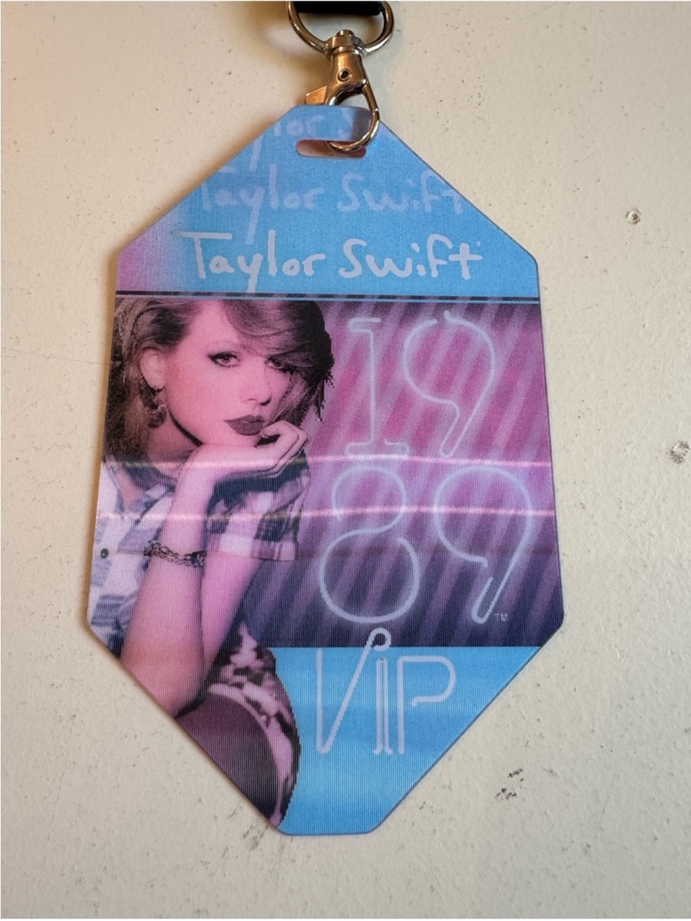 Taylor Swift 1989 World Tour VIP Laminate Lanyard 2014 ✨